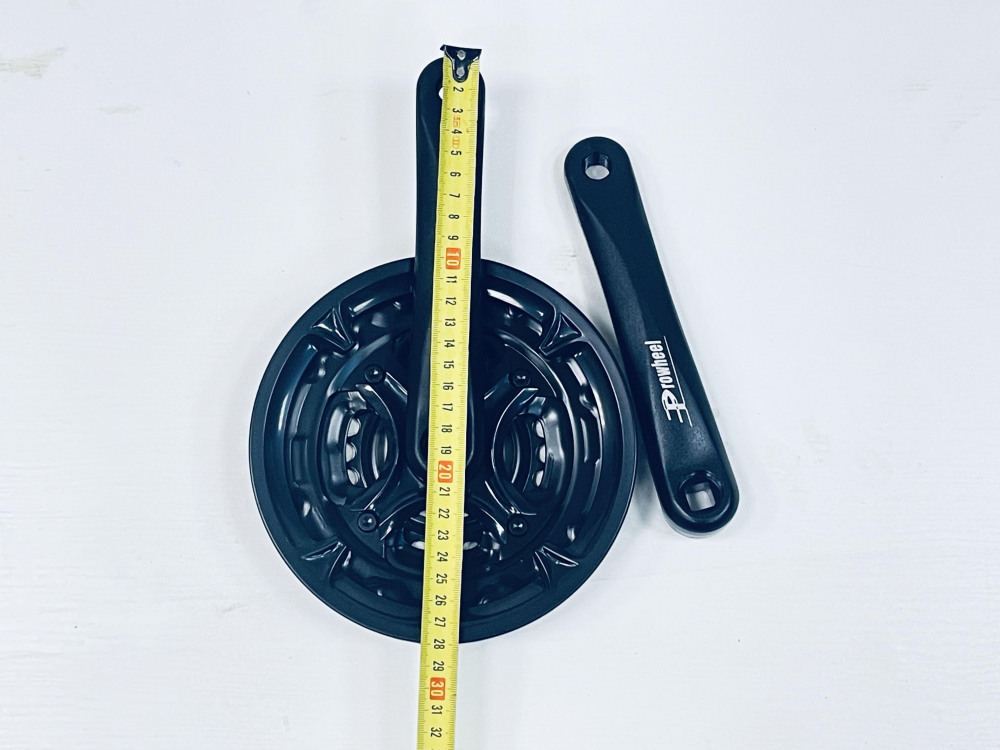 Шатун комплект спорт. 26 PROWHEEL алюм. 42/34/24 170 мм, код 422