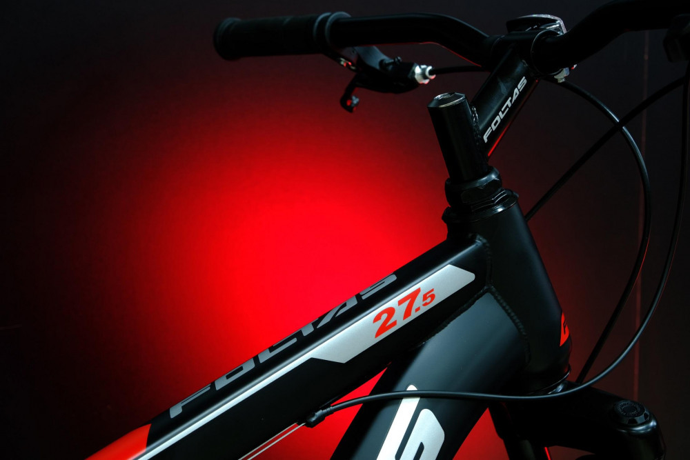 FOLTAS 27,5 - 17р Матовый Чёрный/Красный