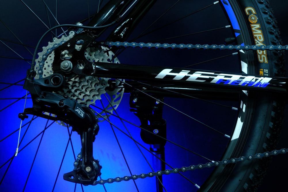 HEAM ALPHA 27,5 Cassete Чёрный/Синий глянец рама 19 (на рост 171-182)