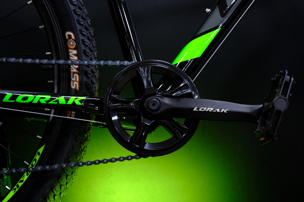 LORAK Safe 27,5 Cassete Чёрный/Зелёный 21р (на рост 183-190)