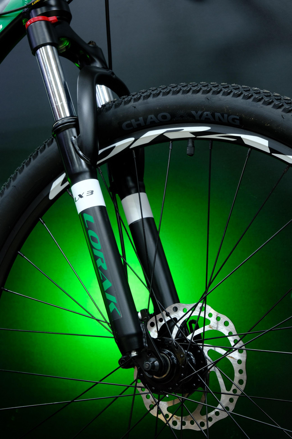 Lorak LX3 Матовый Чёрный/Зелёный рама 21 (на рост 183-190)