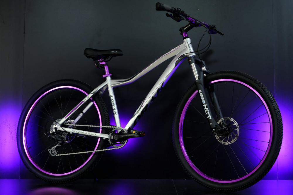 LORAK GLORY 400 9 sp Матовый Серебристый/Фиолетовый 15р (на рост 141-160)