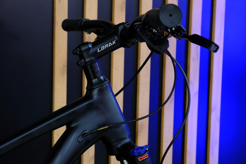 LORAK 3.0 8 sp Матовый Чёрный/Серый рама 17 (на рост 155-173)